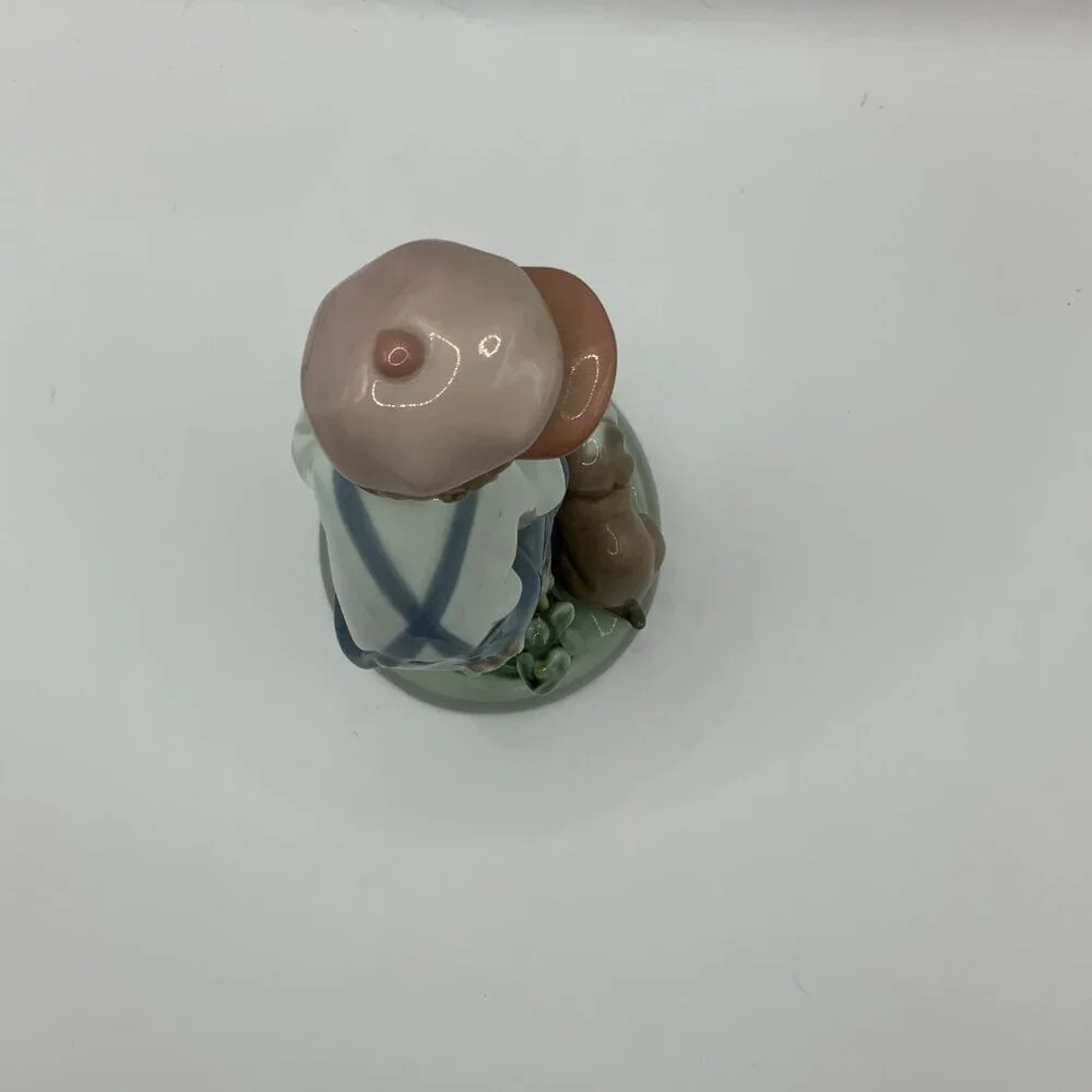 Lladro Vintage 1991 My Best Friend Boy with Dog Porcelain Figurine